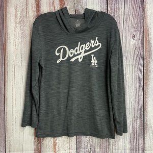 Girls Grey Dodgers Thin Hoodie Size Large 14/16. #5026